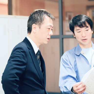 営業の仕事の様子